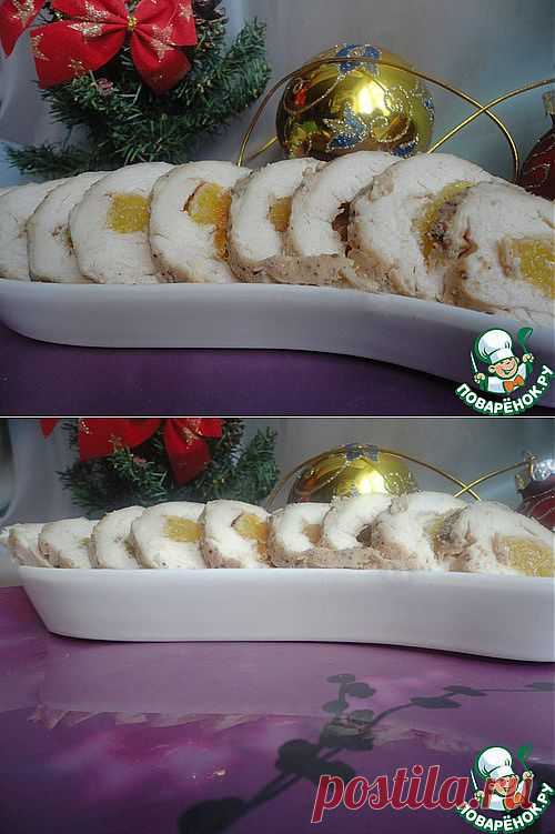 Диетический рулет из куриной грудки для праздничного стола - кулинарный рецепт