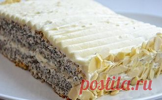 Нежный тортик "Маковка"