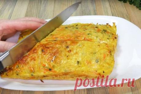 Заливной капустный пирог