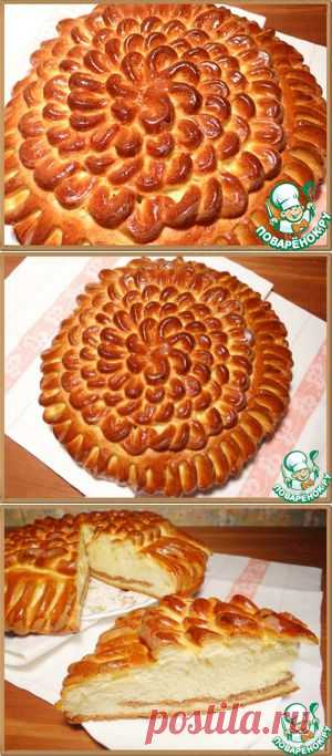 Пирог "Воздушные петельки" с ореховой начинкой - кулинарный рецепт
