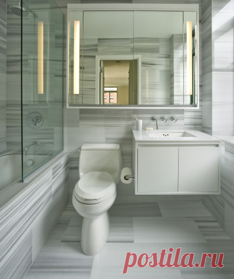 Маленький совмещенный санузел может быть идеальным! | Мой дом