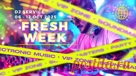 NEW - Fresh Week DJ Service 06 - 12 October 2025 | DJ | SoundMasters | Service
