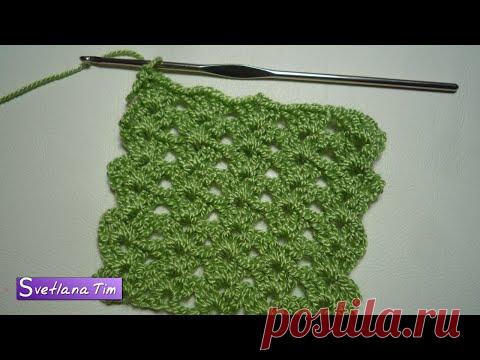 Вязание крючком. АЖУРНЫЙ УЗОР # 352 Видео