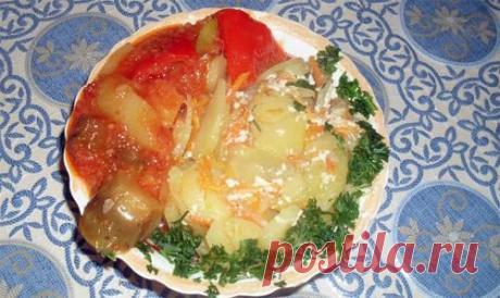 Тушеный картофель с овощами » Рецептико