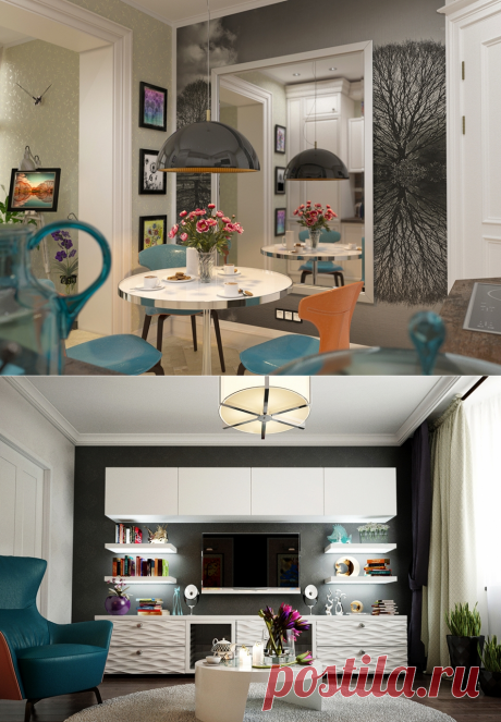 Неоклассика с артистическим налётом на 33 м2 от Studio FD - Дизайн интерьеров | Идеи вашего дома | Lodgers