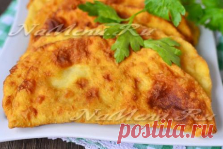 Чебуреки на кефире с мясом: пошаговый рецепт с фото