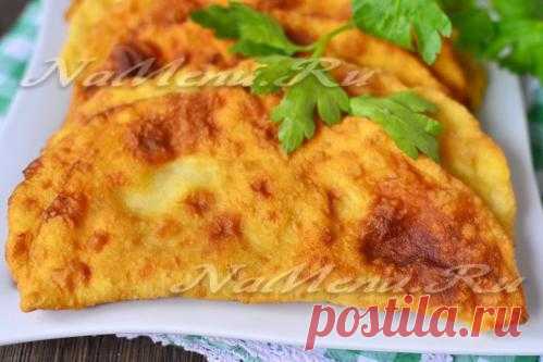 Чебуреки на кефире с мясом: пошаговый рецепт с фото