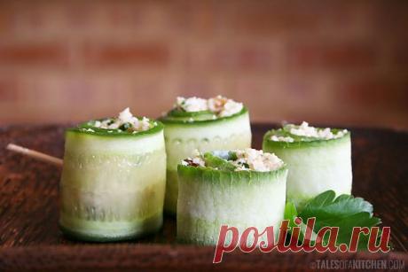 Роллатини с огурцом, цветной капустой и тахиной (live). (home.eat.menusdorovyh) : Рассылка : Subscribe.Ru