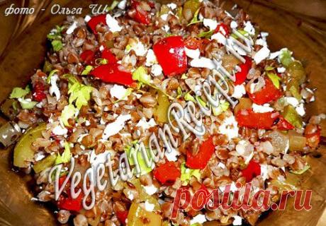Гречка с овощами - фото-рецепт гречки с овощами, зеленью и сыром