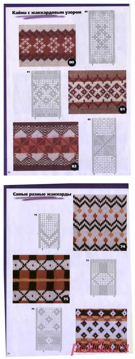 Альбом «Жаккардовые узоры. Интарсия»