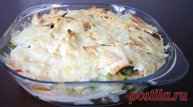 Супер ужин за 30 минут: вкусно и оригинально Предлагаю вам сегодня сделать супер ужин за 30 минут, который понравится абсолютно всем и дети, и взрослые от него в восторге.
Состоит он из самых обычных, любимых многими продуктов:  лаваша, курицы, …
