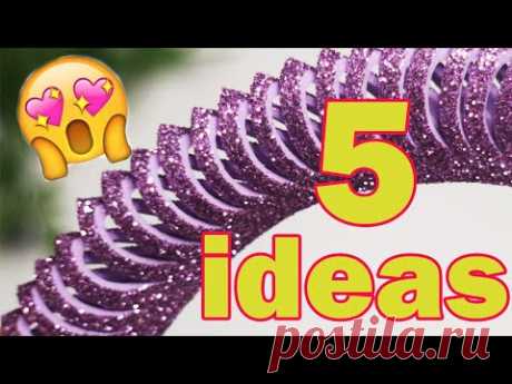 5 СУПЕР ИДЕЙ 🤩🤩🤩 из ФОАМИРАНА Цветы своими руками
