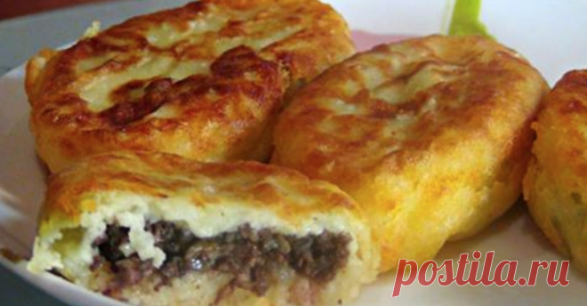 Картофельные зразы с грибами 