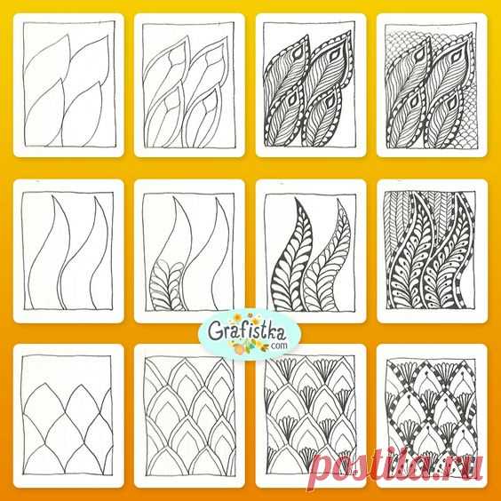 (1) 1000+ ideas about Пошаговое рисование дудлинг квадратов on Pinterest | зенарт