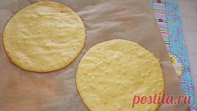 Ну очень вкусные Коржи для торта Молочная девочка Очень лёгкий рецепт