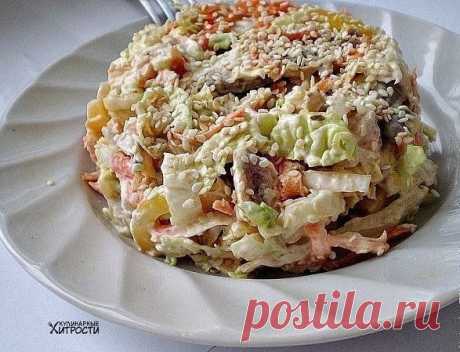 САЛАТ С ПЕКИНСКОЙ КАПУСТОЙ &quot;ПЕРЕПОЛОХ&quot; » В сети – себя просвети!