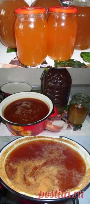 Натуральный яблочный сок на зиму, запасаемся витаминами
