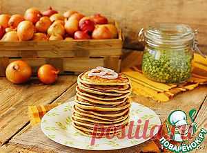 Гороховые оладушки с луком - кулинарный рецепт