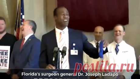 Florida's surgeon general Dr. Joseph Ladapo explaining face masks do nothing, it's all theatre Mirror: https://www.bitchute.com/video/K2TR2kVIy3Go
