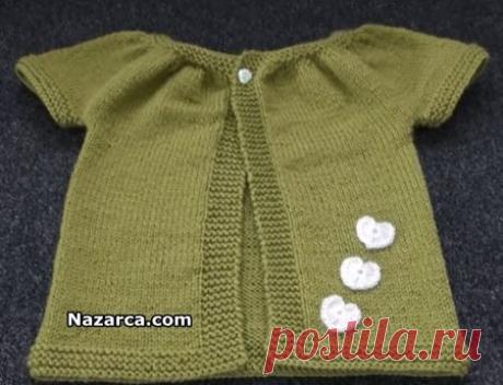 YAKASI BÜZGÜLÜ BEBEK YELEK TARİFİ | Nazarca.com