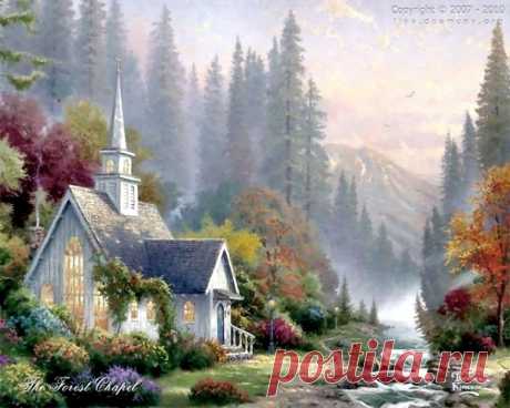 живопись Thomas Kinkade - 69 фото. Фотографии Валентин Иванов.