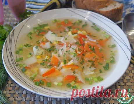 Овощной суп с кукурузой – кулинарный рецепт