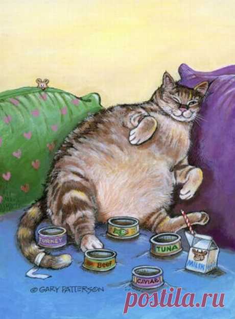 Нарисованные коты