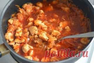 Все Рецепты Интернета: Гуляш из курицы
