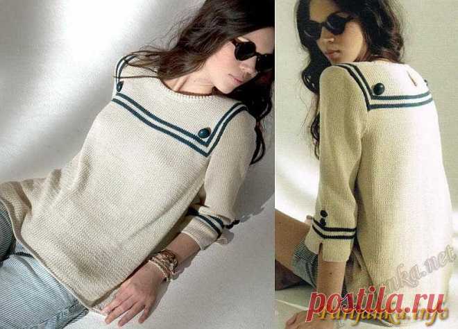 Пуловер "Морской бриз" (ж) 11*50 PHIL №1527