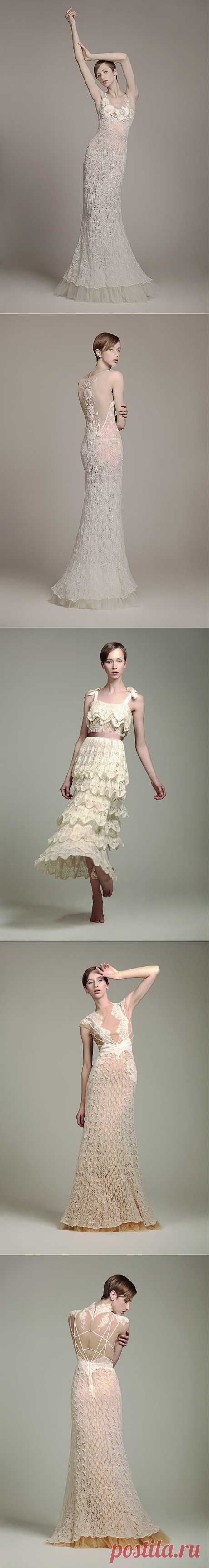 ВЯЗАНЫЕ ПЛАТЬЯ Kristina Viirpalu.