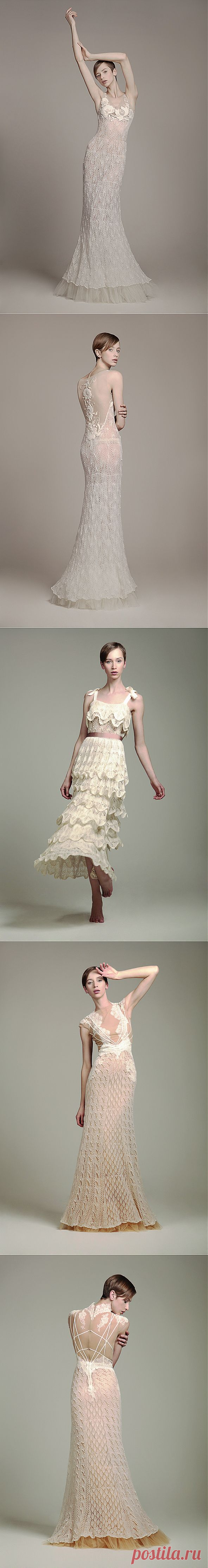 ВЯЗАНЫЕ ПЛАТЬЯ Kristina Viirpalu.