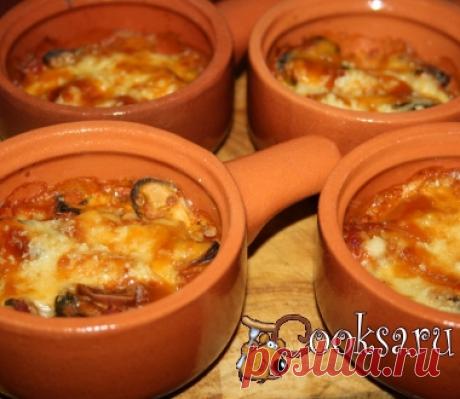 Горячая закуска из мидий фото рецепт приготовления