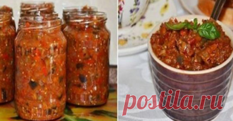 Вкуснейшая баклажанная икра на зиму.