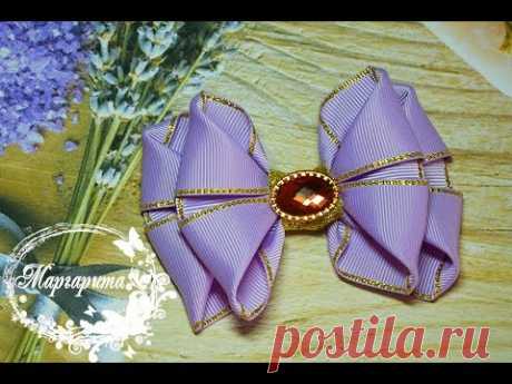 БАНТИКИ КАНЗАШИ из репсовой ленты 🎀 Bows kanzashi