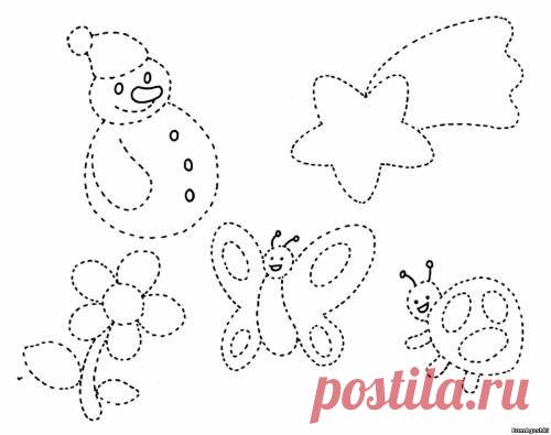 Po tochkam (2) - Соединяем по точкам - Дошкольное развитие ребенка - БумАгушки - детские раскраски и многое другое
