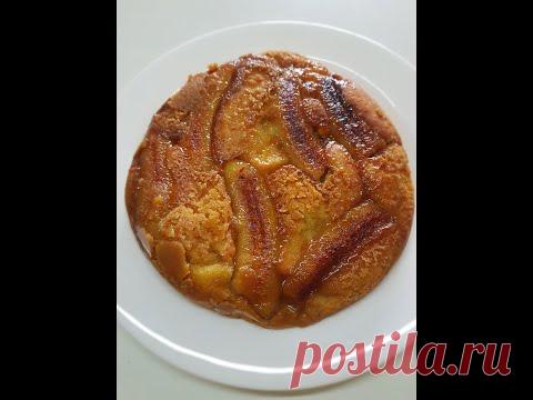 Знаменитый торт на сковороде с бананом