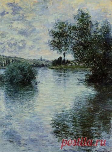 The Seine at Vetheuil - Claude Monet | art i like