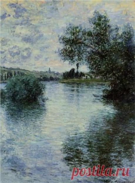 The Seine at Vetheuil - Claude Monet | art i like