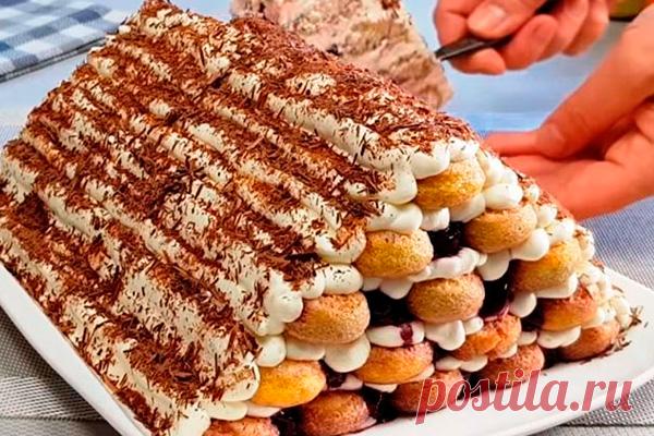 Монастырская изба по новому рецепту без духовки: простой и быстры й рецепт Печенье Савоярди – это основа для многих, даже самых дорогих десертов. Предлагаем вкусный рецепт старого торта Монастырская изба.