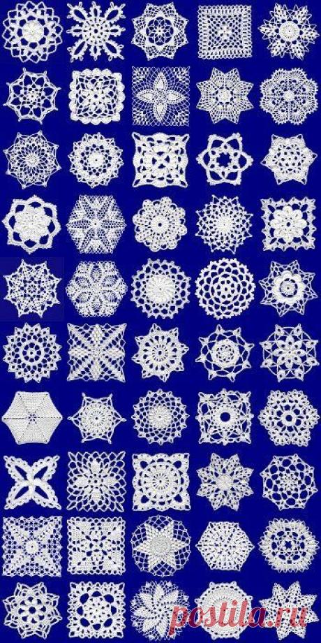crochet motifs  |  Pinterest: инструмент для поиска и хранения интересных идей