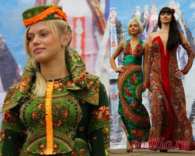 «Русские узоры» Павлопосадские платки