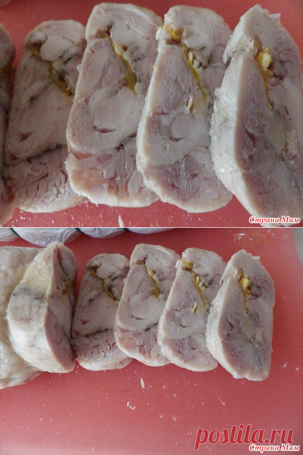 Мясной рулет для тех, кто не любит колбасу