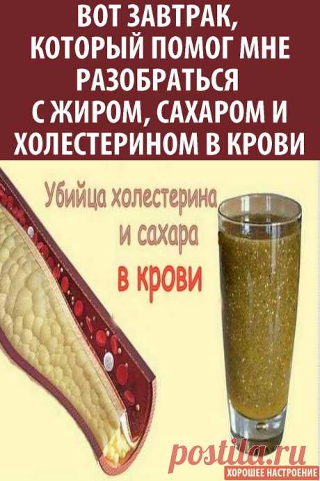Вот завтрак, который помог мне разобраться с жиром, сахаром и холестерином в крови