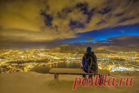 На лавочке в Норвегии / Экстремальный досуг