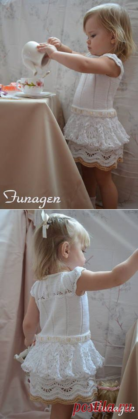 Белое платье по мотивам Carmen Taberner .
