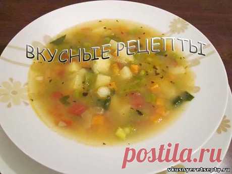 Минестроне (постная версия) рецепт - Горячие - Первые блюда - Рецепты - Вкусные рецепты