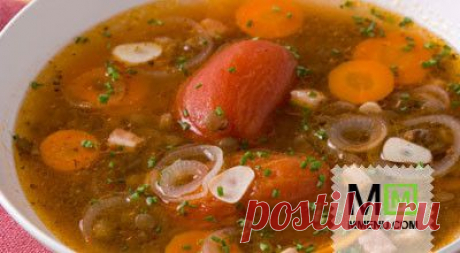 Чечевичный суп по-гречески - кулинарный рецепт. Миллион Меню