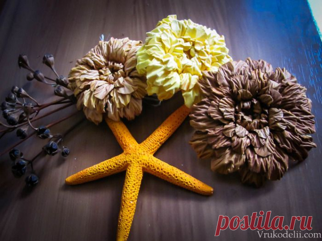 Бумагопластика. Цветы из акварельной бумаги