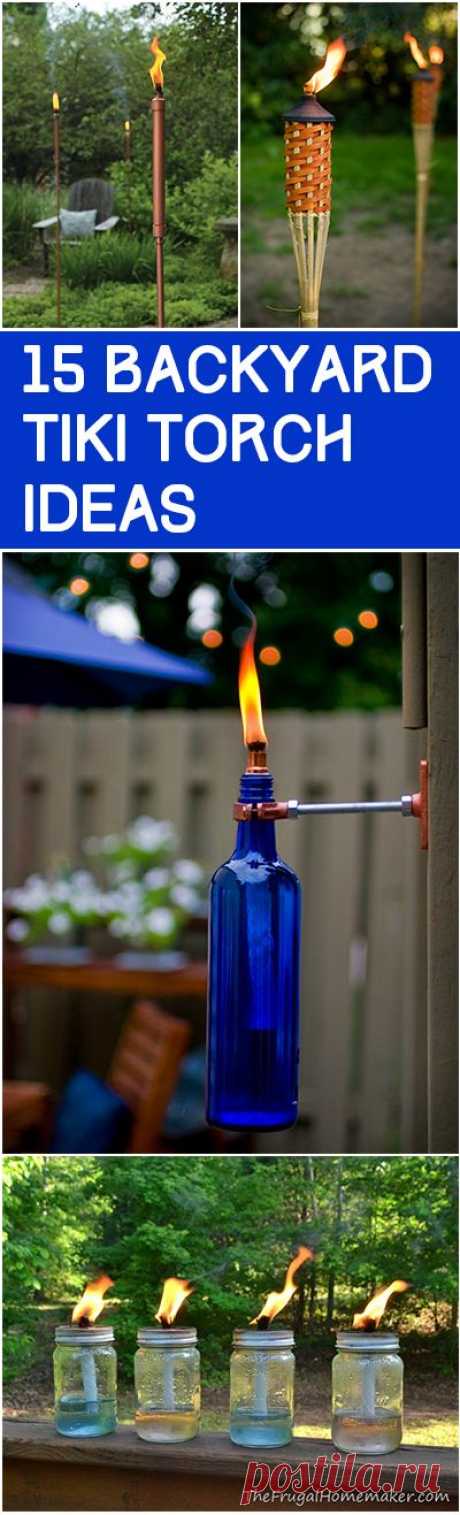 Backyard Tiki Torch Ideas