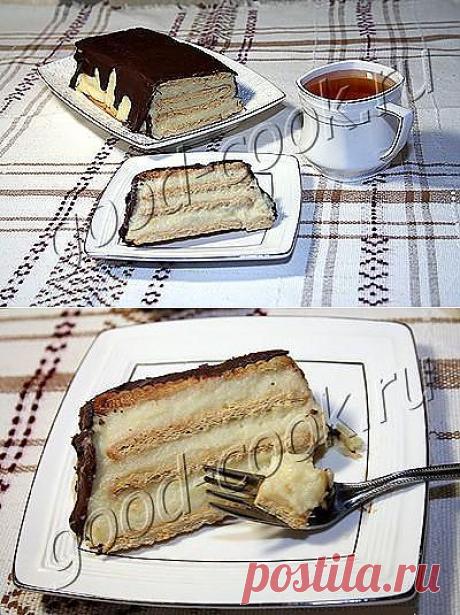 Хорошая кухня - торт из печенья по-польски. Кулинарная книга рецептов. Салаты, выпечка.